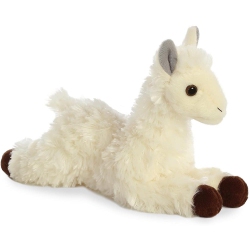 AURORA World 8" Mini Flopsie Plush Toy, Llama