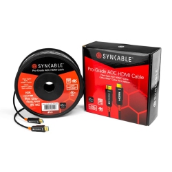 SYNCABLE HDMI 2.0 Active Optical Cable Aoc 4K 60Hz 18 GB/s Culus Cmp Plenum Ft6 Fire Rated 45M