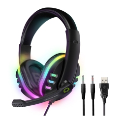 HYPERGEAR Soundrecon RGB Led Gaming Headset - In Black