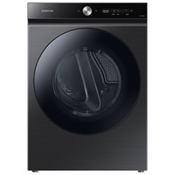 Samsung 7.6 Cu. Ft. Electric Steam Dryer (DVE53BB8700TAC) - Silver Steel