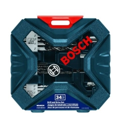 BOSCH Ms4034 Drill And Drive Set 34 Piece