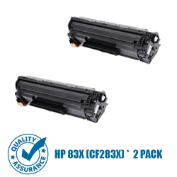 PRINTER PRO Compatible Replacement for 2 Pack HP 83X (Cf283X) Toner Cartridge for HP Printer Laserjet Pro M201 M201Dw M125 M127 M225Dn M225Dw