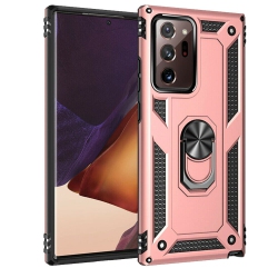 SUPERSHIELD Samsung Galaxy Note 20 Ultra Rose Military Grade 360 Degree Rotating Metal Magnetic Ring Car Mount Holder Kickstand Shockproof Heavy