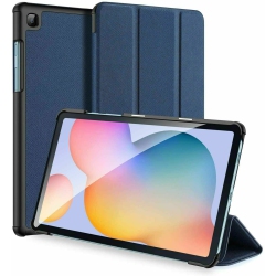 SUPERSHIELD for Samsung Galaxy Tab A7 Case 10.4 Sm-T500/t505 Folio Smart Leather Magnetic Stand Case Cover - Blue In Navy Blue