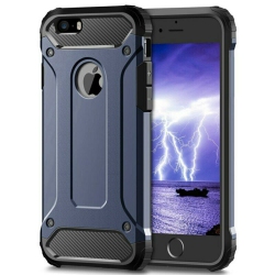 SUPERSHIELD Apple Iphone X Shockproof Heavy Duty Rugged Armour Case Cover In Navy Blue