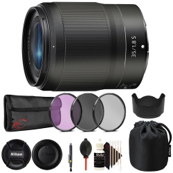 NIKON Nikkor Z 35MM F/1.8 S Lens + Filter Kit + Lens Pen + Dust Blower + Cleaning Kit