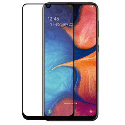 SUPERSHIELD [2 Pack] Samsung Galaxy A30 Screen Protector Full Cover Tempered Glass Screen Protector Guard In Black