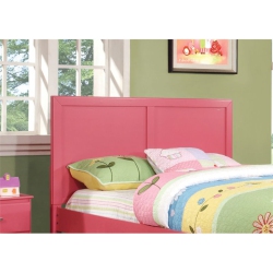 FURNITURE OF AMERICA Lupin Wood Full/queen Kids Headboard In Raspberry In Pink