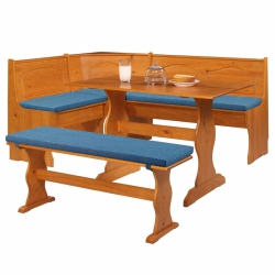 LINON Chelsea Nook Fabric Cushion Set In (Nook Not Included) In Blue