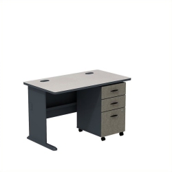 SCRANTON & CO Furniture 48" Desk With Mobile File Cabinet In Slate