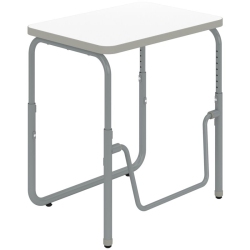 SAFCO Alphabetter 2.0 Height Adjustable Student Desk Pendulum Bar In In White