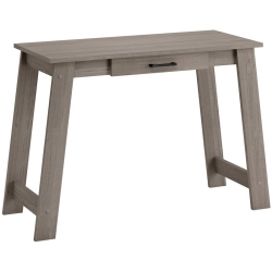 SAUDER Beginnings Engineered Wood Writing Desk In Sycamore In Silver