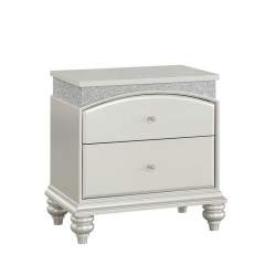 ACME FURNITURE Acme Maverick Nightstand In In Platinum