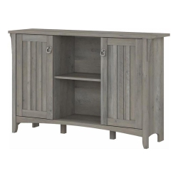 BUSH Furniture Salinas Accent Storage Cabinet With Doors In Driftwood In Gray