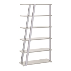 SAFCO Mirella 5 Shelf Bookshelf In Ash In White