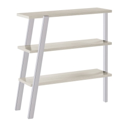 SAFCO Mirella 3 Shelf Bookshelf In Ash In White