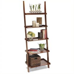 SCRANTON & CO Ladder Bookshelf In Cherry