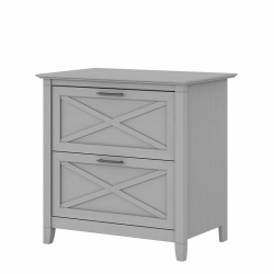 BUSH Key West 2 Drawer Lateral File Cabinet In Cape Cod - Engineered Wood In Gray