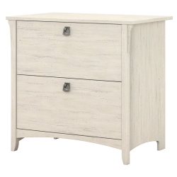BUSH Salinas 2 Drawer Lateral File Cabinet In Antique - Engineered Wood In White