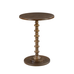 CONVENIENCE CONCEPTS Palm Beach Spindle Table In Espresso Wood Finish
