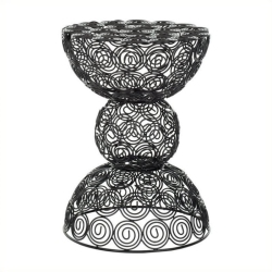 ROSEBERY KIDS Iron Wire Stool In In Black