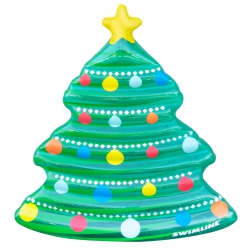 SWIMLINE 70" Christmas Tree Inflatable Pool Mattress Raft