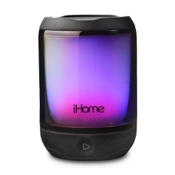 IHOME Ibt800 Playglow Mini Rechargeable Color Changing Waterproof Bluetooth Speaker W/ Mega Battery