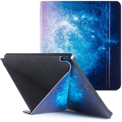 HLD Bozhuorui Kobo Libra 2 Ereader Case (2021 Released) - Premium Pu Leather Origami Stand Protective Cover With Auto Wake/sleep