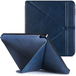HLD Bozhuorui Kobo Libra 2 Ereader Case (2021 Released, Model N418) - Premium Pu Leather Origami Stand Protective Cover With Aut