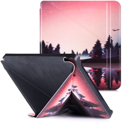 HLD Kobo Libra 2 Case (2021 Released, Model N418) - Premium Pu Leather Origami Stand Protective Cover With Auto Wake/sleep (Nightfall)