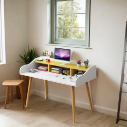 TOPCRAZYDEALS Office Series/ 045 Against The Wall Computer Desk