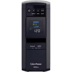 CYBERPOWER Cp1000Pfclcd UPS 1000Va 600W Pfc Compatible Pure Sine Wave