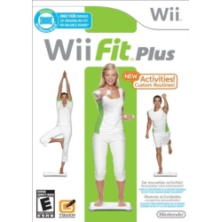 WII Previously Played - Fit Plus Game The Balance Board Not Included With Manual And Case