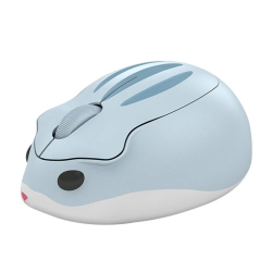 HLD 2.4Ghz Wireless Mouse Cute Hamster Shape Less Noice Portable Mobile Optical 1200Dpi USB Mice Cordless Mouse for PC Laptop Co