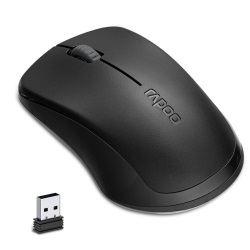 HLD Rapoo 1680 2.4G Quiet Wireless Mouse, Portable USB Receiver, Long Range And Battery Life, Suitable for Desktop Computers Lap