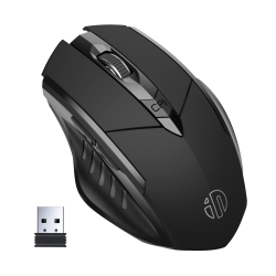 HLD Wireless Mouse, Inphic Rechargeable Gaming Mouse With USB Nano Receiver for Notebook, PC, Laptop, Computer, Macbook (Black )