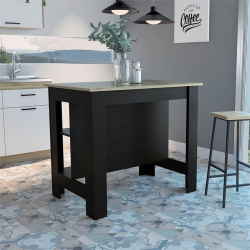 TUHOME FURNITURE Tuhome Cala Kitchen Island Engineered Wood Kitchen Islands In Multi-Color