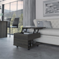 TUHOME FURNITURE Tuhome Luanda Lift Top Coffee Table Engineered Wood Coffee Tables In In Brown