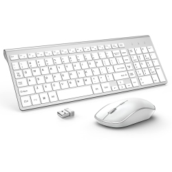 HLD Wireless Keyboard And Mouse Combo, Joyaccess USB Slim Wireless Keyboard Mouse With Numeric Keypad Compatible With Imac Mac PC