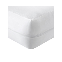 DB CHEZ VOUS - Encasement Mattress Protector, Waterproof And Anti-Bedbug, Twin Size In White