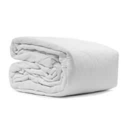 DB CHEZ VOUS - Respira Mattress Protector, Waterproof And Hypoallergenic, Double Size In White