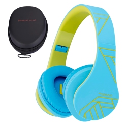 HLD Powerlocus Kids Headphones Over-Ear, Bluetooth Wireless Headphones for Kids, With Microphone, Safe 85Db Volume Limited, Folda