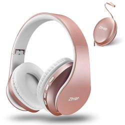 HLD Zihnic Bluetooth Headphones Over Ear, Foldable Wireless And Wired Stereo Headset Micro Sd/tf, Fm for Iphone/samsung/ipad/pc/