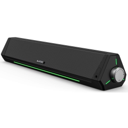 HLD Computer Speakers, Dynamic RGB Computer Sound Bar, Hifi Stereo Bluetooth 5.0 & 3.5MM Aux-In Connection, USB Powered Computer