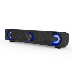 HLD PC Speakers, Smalody Computer Gaming Speaker Cool Led/volume Control Powered By USB, Stereo PC Laptop Desktop Loudspeaker