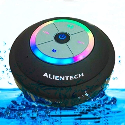 HLD Waterproof Bluetooth Speaker With Color Changing RGB Light's With On/off Switch, Waterproof/water Resistent Wirless Shower S