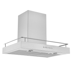 ANCONA 30" 450 Cfm Convertible Wall Mount Range Hood With Auto Night Light And Built-In Shelf In Stainless Steel