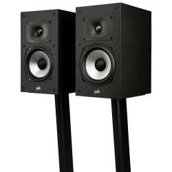 POLK AUDIO - Monitor Xt20 200-Watt Bookshelf Speaker -Pair -Midnight In Black