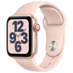 APPLE Refurbished (Fair) - Watch Se (Gps + Cellular) 40MM Gold Aluminum Case With Sand Sport Band In Pink