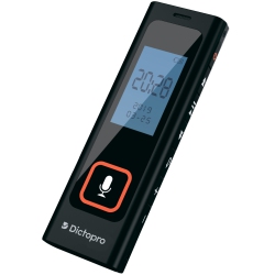 DICTOPRO Digital Voice Activated Recorder W/password Protection, Hq Recording From 60Ft, Record Lectures, Sensitive Mic, Automatic Noise Reduction